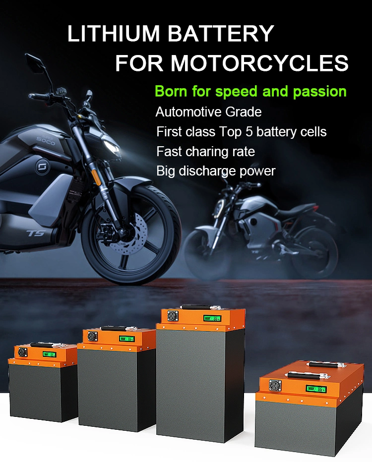 Batterie au lithium de puissance de Cts Cusomized 70V 60V 30ah 35ah 40ah pour la moto électrique, lithium Ion Battery Rechargeable